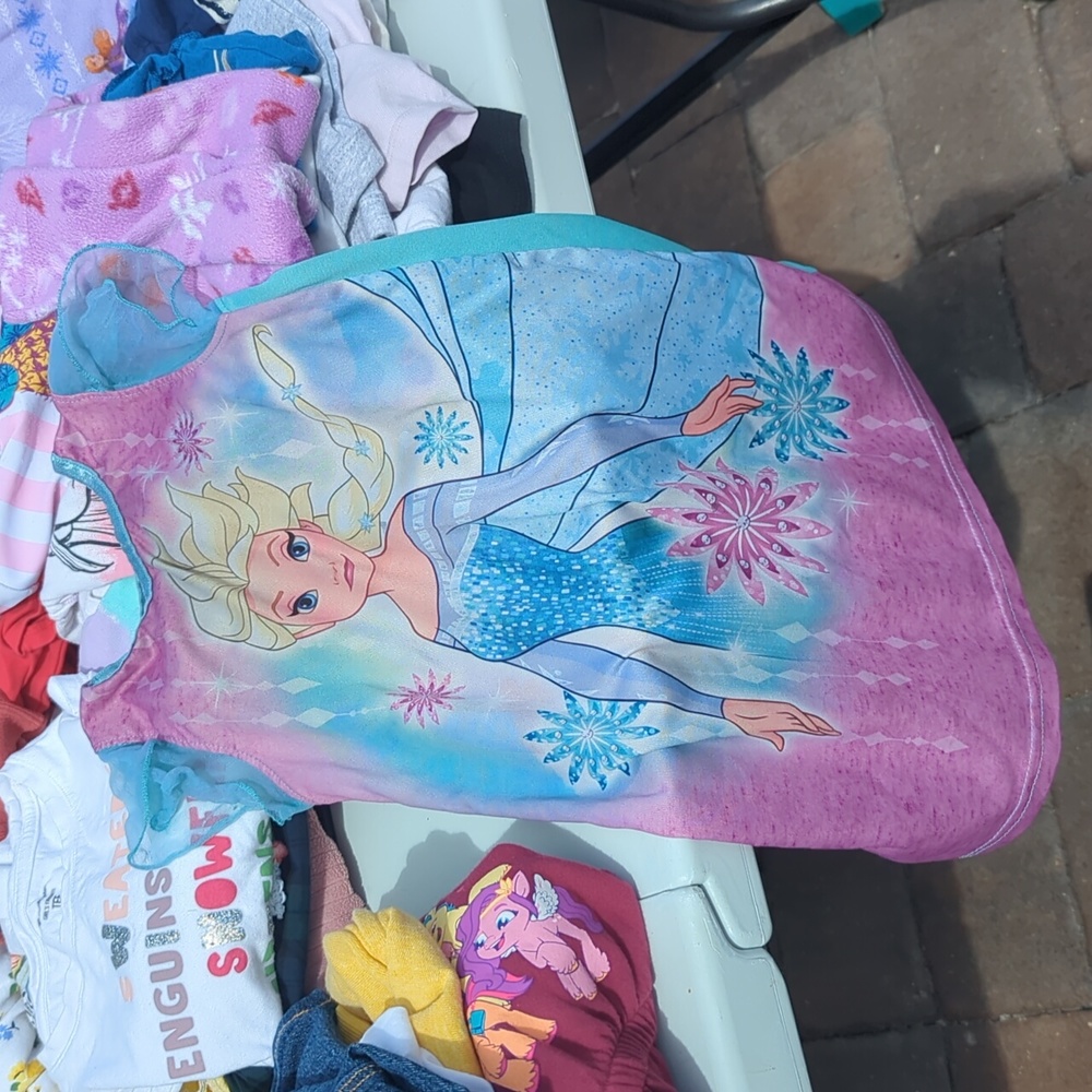 Elsa and Anna pajamas